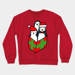 Christmas Gift Penguins Crewneck Sweatshirt